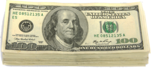 100 Dollar Bill Savings from AC Financing with Approved Credit