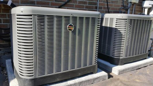 Ruud Equipment Outside Condenser AMS Katy AC and Heating Job Photo