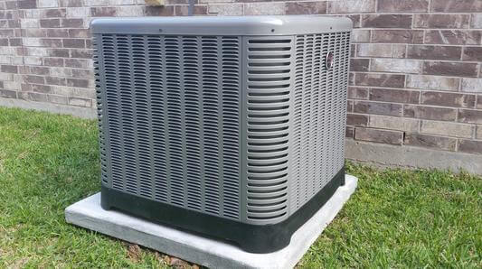 Ruud Equipment Outside Condenser AMS Katy AC and Heating Job Photo